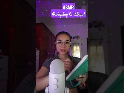 ASMR ROLEPLAY TE DIBUJO!✍️ | ASMR en español para dormir | #shortasmr | Pandasmr