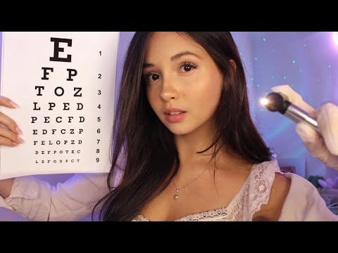 ASMR Eye Exam for Deep Sleep