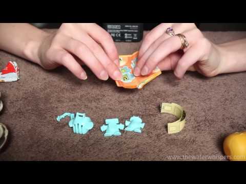 [ASMR] Tasty Thursdays 🍬 Hard Candy Eating 🍭  Kinder Surprise Eggs With Whispering