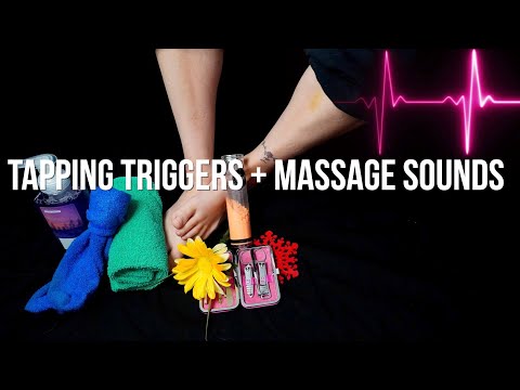 Happy Rainbow Triggers + Tapping, Fabric Scratching, Massage & More [ASMR]