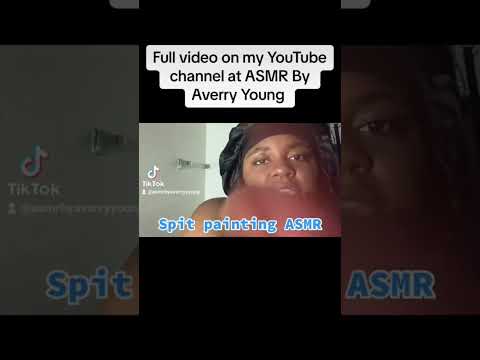 spit painting asmr