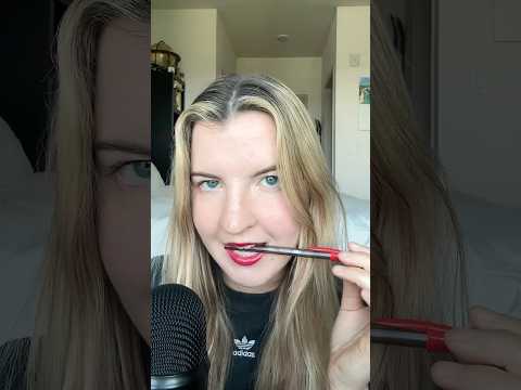 first ever pencil noms!!! ✏️🤭#asmr #mouthsounds #chewing