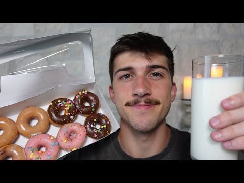 ASMR Krispy Kreme MINI Doughnuts Mukbang | Relaxing Eating Sounds for Stress Relief