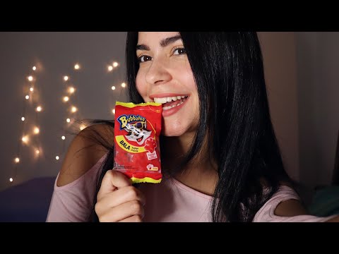 ASMR COMENDO BALA BUBBALOO