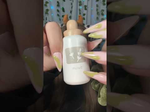 ASMR Wooden Makeup or Wooden Skincare PART 4 #asmr #shortsasmr #shorts