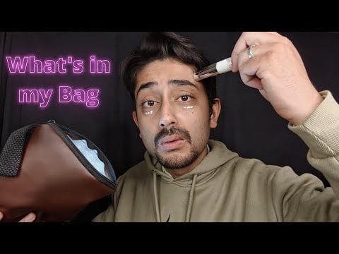 (ASMR) Craziest Triggers from my Bag 💼 Whispering w. Self Care 💆🏽