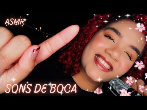 ASMR: SONS DE BOCA E TOQUES NA TELA DELICADOS 💖💖