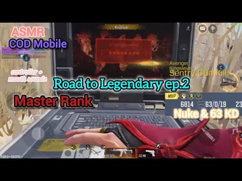ASMR COD Mobile Road to Legendary ep.2 Master Rank | mouth + controller sounds