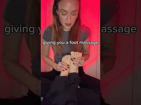 Just a quick foot massage #fastasmr #pov #asmr #asmrsounds #fastandaggressiveasmr #massage #tingles