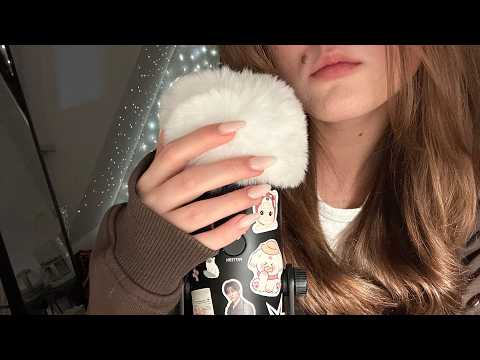 asmr ☆ close-up mouth sounds & fluffy mic for deep relaxation