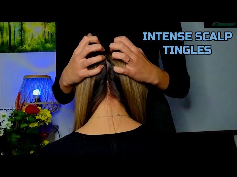 ASMR Real Person Scalp Scratch Massage, Intense with Multiple Techniques  - No Talking