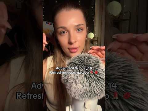 Let’s refresh your makeup at day 14 of Advent ASMR #asmr #makeup #fyp #british #american