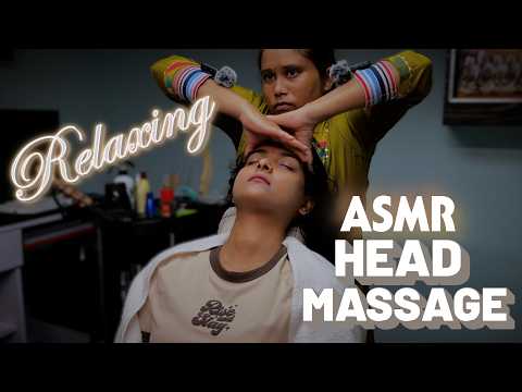 ASMR Head Massage For Relaxation And Neck-Shoulder Massage Release Muscle Tension & Reduce Stiffness