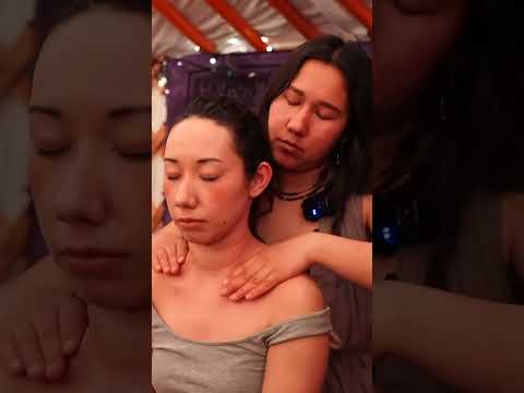 Part 5 | Neck and Shoulder Massage ASMR with Sister #asmr #relax #asmrvideo #relaxing #asmrsounds