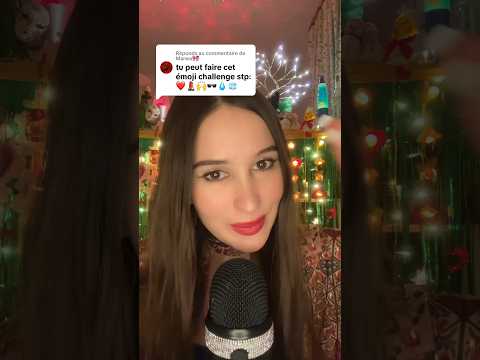 Emoji challenge partie 1 : ❤️💄🙌 #asmr #emojichallenge #frenchasmr #frissons #tingles