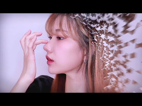 [100 seconds ASMR] My face is plastic