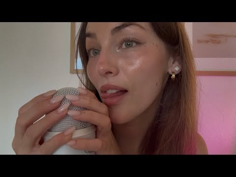 ASMR Clicky Trigger Words ✨ Up Close & Very Close Mic