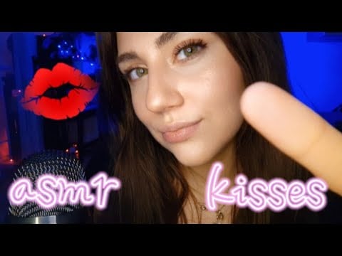 [ASMR PL] Szeptana pogadanka z buziaczkami na lepszy sen💋😚 (whispering, mouth sounds, kisses sounds)