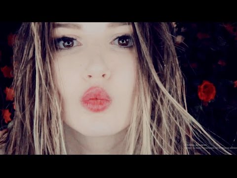 Crazy ASMR - 💄Kissing sounds💋 mouth sounds - applying lip gloss - unintelligible whisper