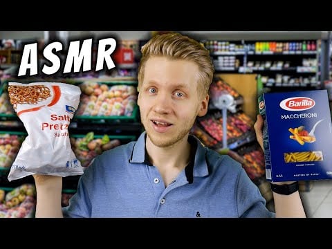 ASMR | KASSIERER im Supermarkt scannt deinen EINKAUF an der KASSE! (Roleplay)