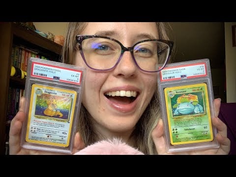 PSA-Graded Pokémon Cards Unboxing | Soft Spoken ASMR