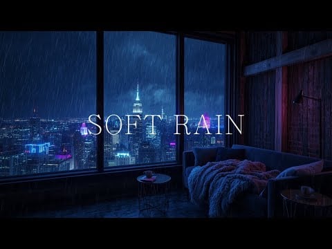 Rainy Night ，5小時深夜窗外雨聲 ，讓思緒平靜下來，深度放鬆 white noise 