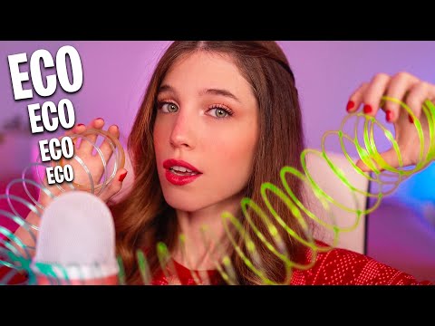 ASMR CON *ECO* PARA RELAJARTE y DORMIR PROFUNDO 💤 Te dormirás 😴 | Laia Oli