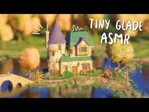 Satisfying ASMR 🌅 Creating the Coziest World in Tiny Glade ✨ Tingly Whispering