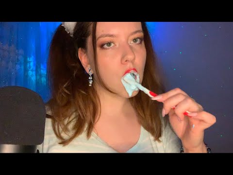 ASMR | 💖Brushing Teeth Sounds 🪥 🦷 and Mouth Wash 💖