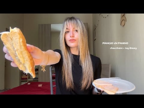 EATING SANDWICH 🥪 + tag Disney (asmr ita) 