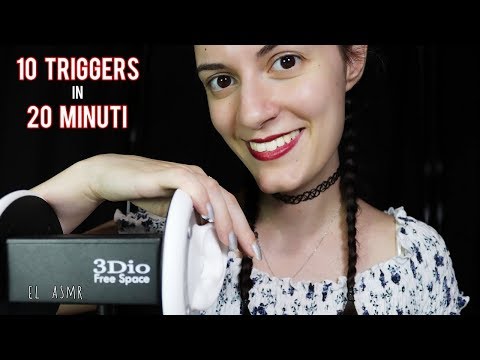 ASMR 10 TRIGGERS IN 20 MINUTI |Ita