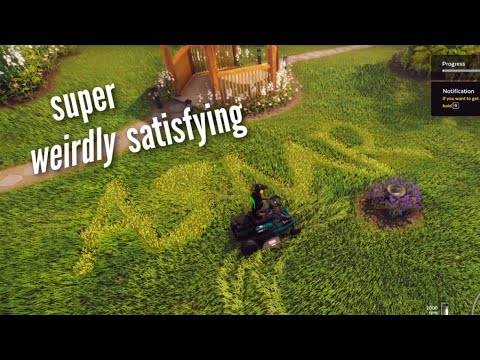 ASMR | Is this the most satisfying game of 2022? 😵 Lawn Mowing Simulator