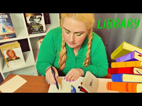 ASMR Library Role Play 📚📗📖 (With Page Turning)