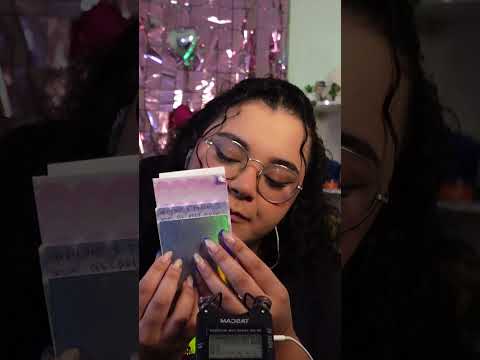 ASMR Tapping no caderno