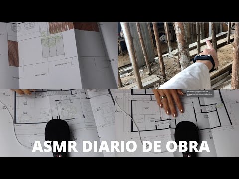 ASMR DIARIO DE OBRA CASA VILA 892 SONS DE PAPEL -  Bruna ASMR