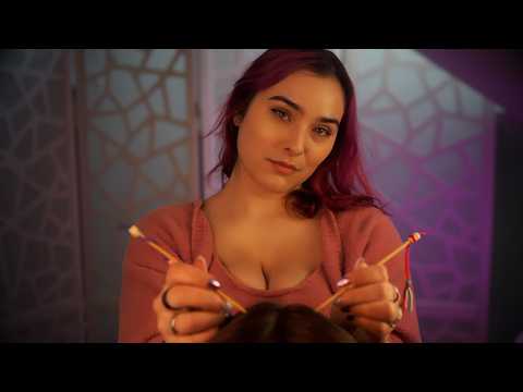 Loving Girl Gives You The BEST Scalp Massage 💜 ASMR Personal Attention