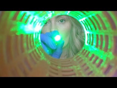 ASMR Chaotic Eye Exam (fast & aggressive)