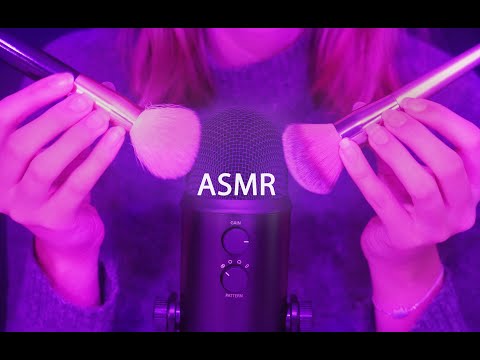 ASMR | Mic Brushing in 8D ♾ With Echo (No Talking)