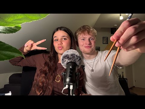 my german bf tries ASMR for the first time 🐣