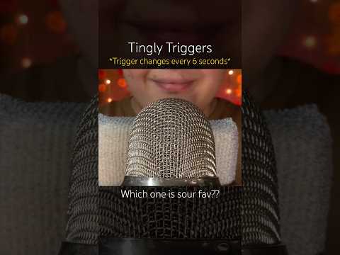 Tingly Triggers 🤍 #asmr