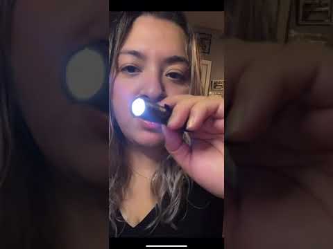 One minute ASMR- follow the light- flashlight triggers 🔦