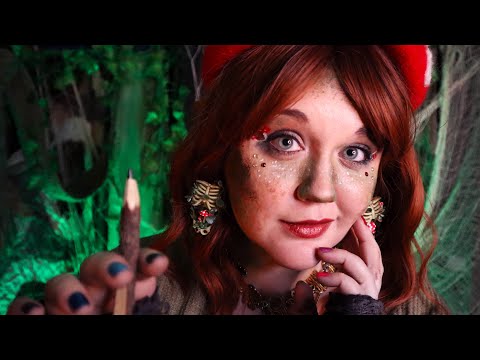 ASMR 🍄 Mushroom Fairy Is Fascinated By You! (Personal Attention, Measuring and Drawing You Roleplay)