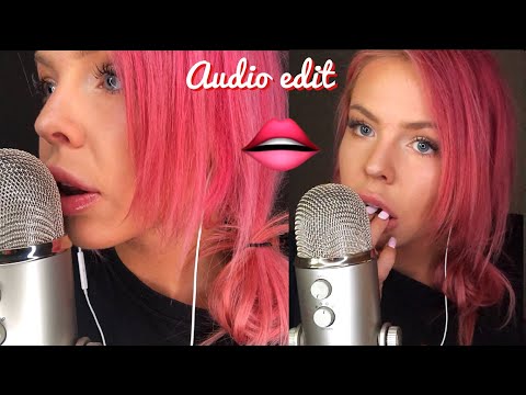 ASMR | UP CLOSE Mouth Sounds (Audio Edit) | Kissing, Nail Biting, Teeth "Tapping" | SEMI INAUDIBLE