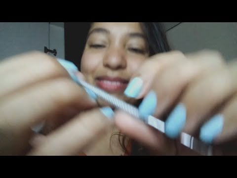 ASMR Cabeleireira fazendo seu penteado 💆‍♀️✨ (dividindo mechas com palitinho)