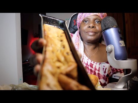 Subway 12" Chocolate Cookie 6" Tuna Sub ASMR Eating Sounds