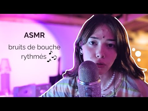 ASMR ִֶ ☾₊ bruits de bouche rythmés/pattern + visuel