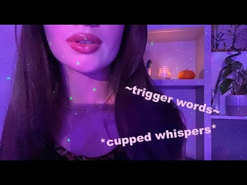 ASMR | Trigger words and cupped whispers with candlelight 🕯🔮