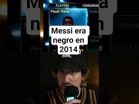 🇦🇷 MESSI ERA NEGRO #mundial #curiosidades #asmr