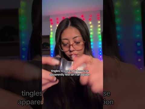 ASMR tingles to send you because apparently rest isn’t an option #asmr