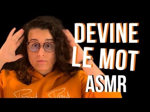 ASMR FR I DEVINE LE MOT ! 🧐 (Sable, chuchotements et triggers)